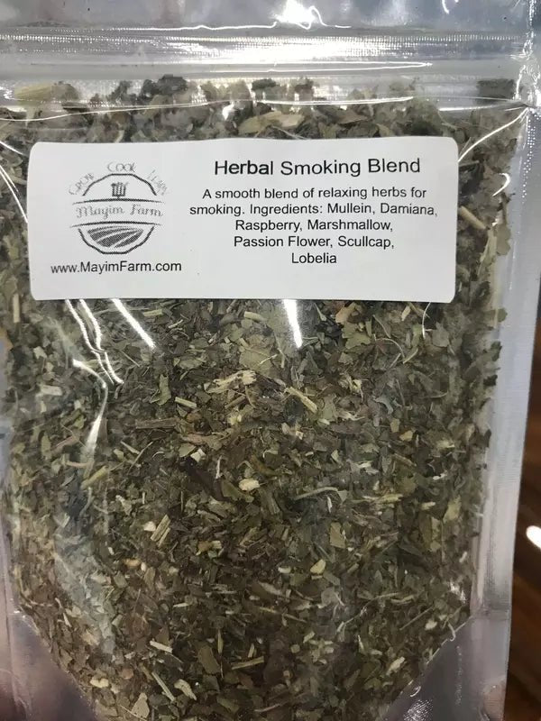 Herbal Smoking Blend  Tobacco-Free Mullein Mix, Alabama-Grown | Mayim Farm