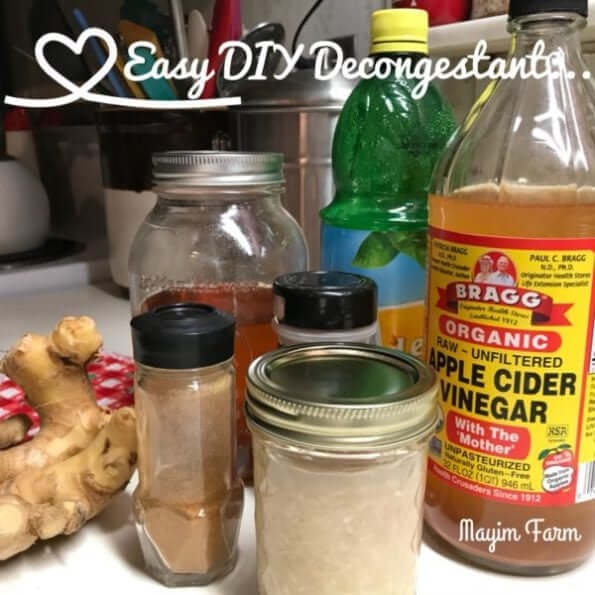 Easy DIY Natural Decongestant Recipe | Mayim Farm