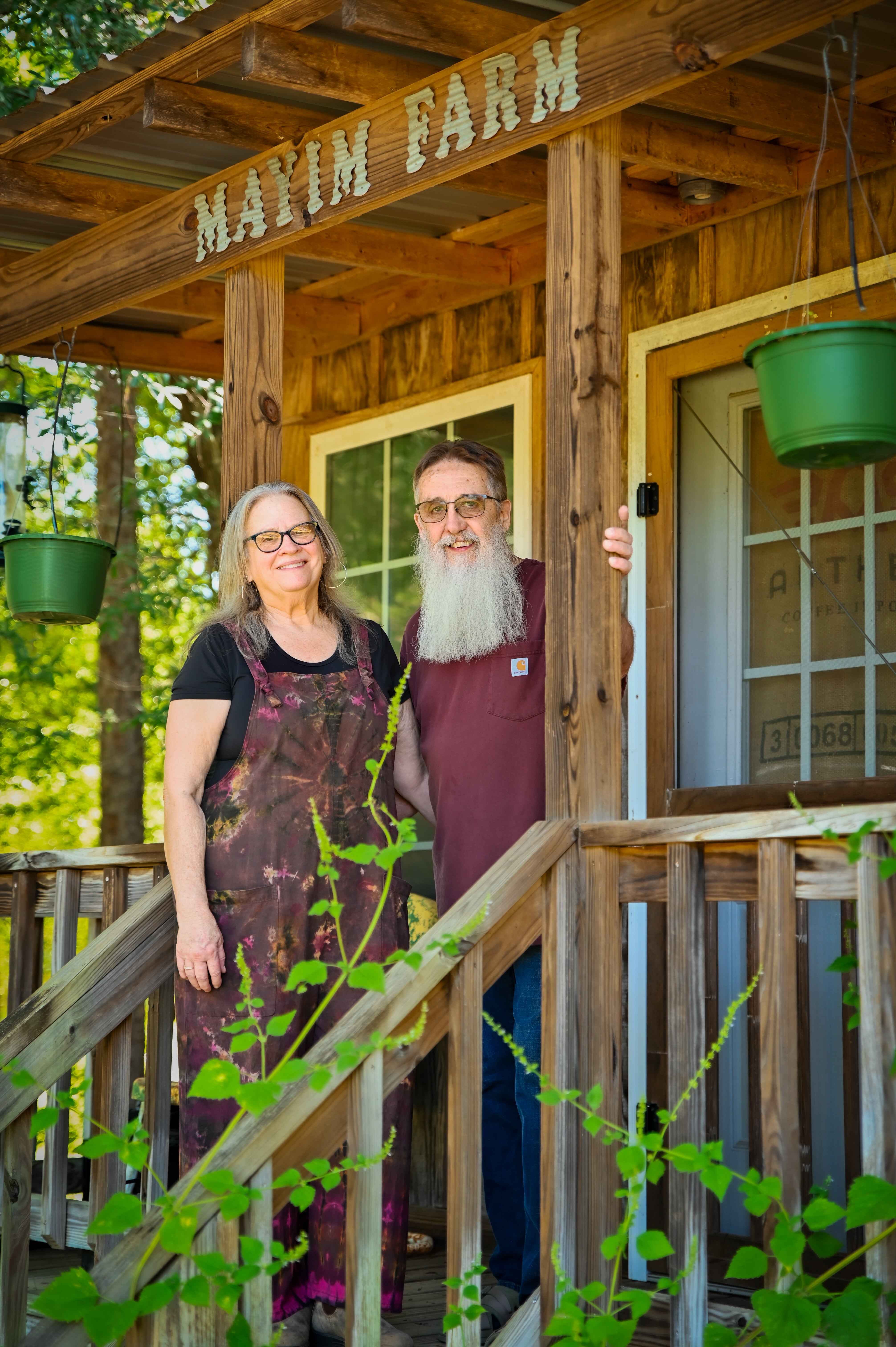 Greg and Carole at Mayim Farm Alabama