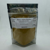 Bitter Melon Powder pouch front, fine ground bitter melon packed by hand at Mayim Farm in Opp, Alabama