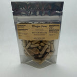 Bitter Melon Capsules pouch front, hand filled at Mayim Farm in Opp, Alabama