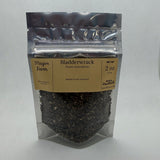 Bladderwrack Seaweed package front, dried Fucus vesiculosus hand packed at Mayim Farm in Opp, Alabama