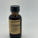 Calm Mind Blend supplement facts panel on the Mayim Farm bottle label
