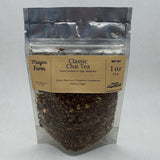 Classic Chai Tea bag front, loose black tea with whole chai spices, hand packed in Opp, Alabama