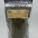 Dried Mullein Leaf bag front, cut mullein leaf wildcrafted in Alabama by Mayim Farm