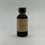 Hawthorn Berry Extract, 1 fl oz amber glass bottle, liquid herbal extract made at Mayim Farm in Opp, Alabama