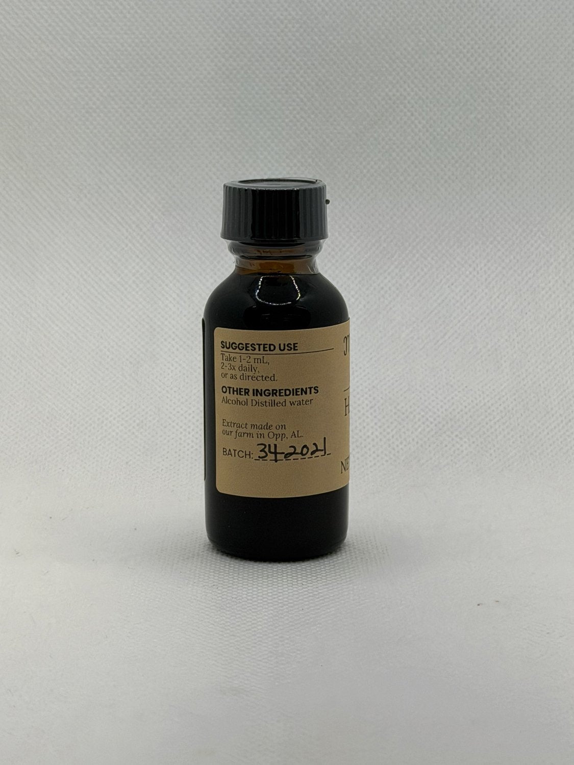 Hawthorn Berry Extract suggested use and other ingredients on the Mayim Farm bottle label