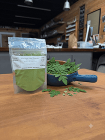 Alabama-grown moringa leaf powder farm-direct from Mayim Farm
