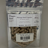 Moringa seed powder capsules Alabama farm-grown from Mayim Farm