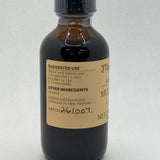 Mullein Mint Extract label showing suggested use