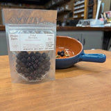 Dried poke berries wild harvested from Mayim Farm land in Alabama