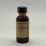 Sweet Gum Ball Extract supplement facts panel on the Mayim Farm bottle label