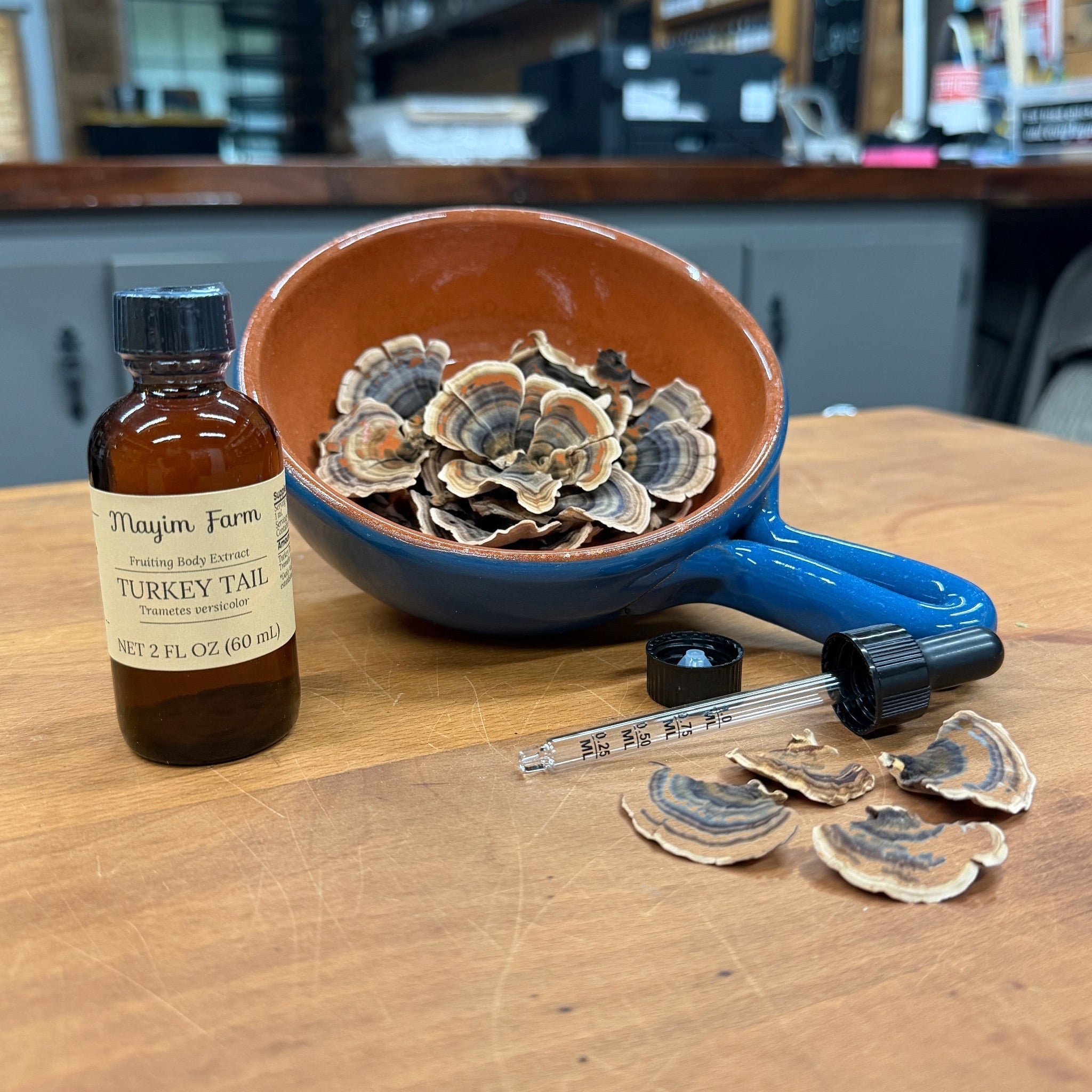 Mayim Farm Turkey Tail Extract with turkey tail mushroom
