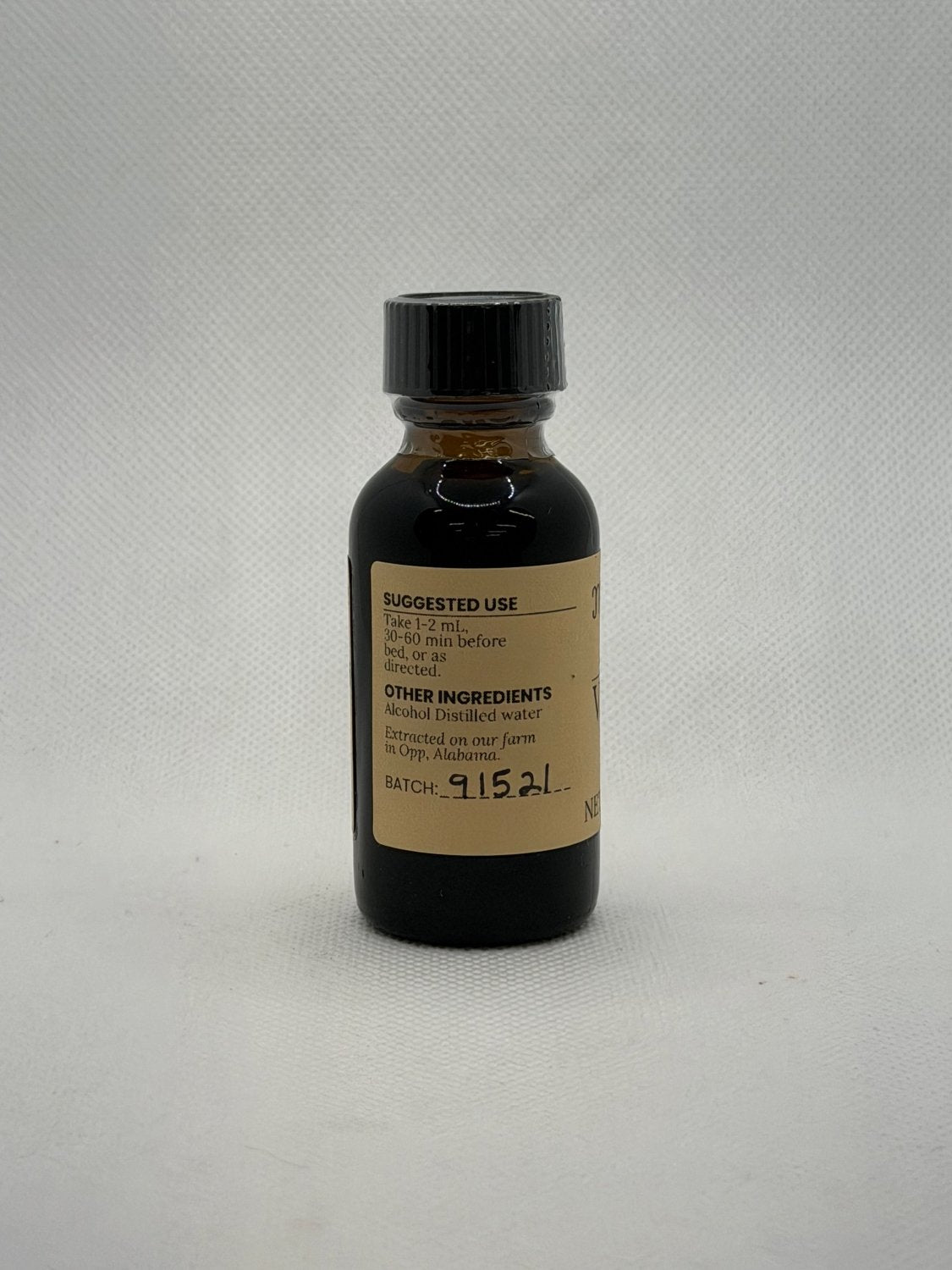 Valerian Extract suggested use and other ingredients on the Mayim Farm bottle label