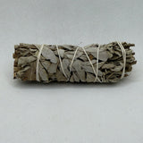 White sage smudge sticks front of the package, ethically sourced and sold by Mayim Farm