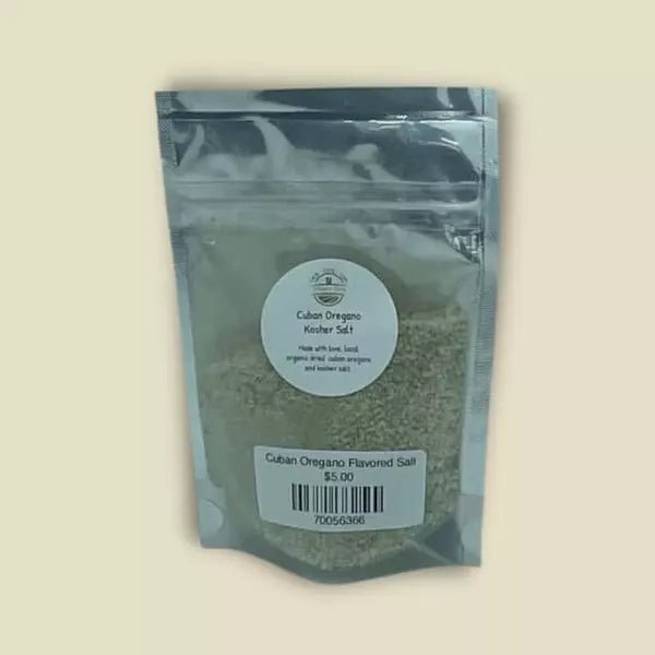 Cuban oregano flavored salt from Mayim Farm Alabama