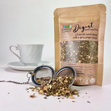 Organic moringa digestive tea blend from Mayim Farm