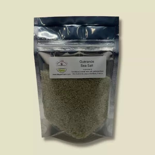Guérande gray sea salt from Mayim Farm organic store