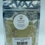 Shishito pepper flavored salt made at Mayim Farm Opp Alabama