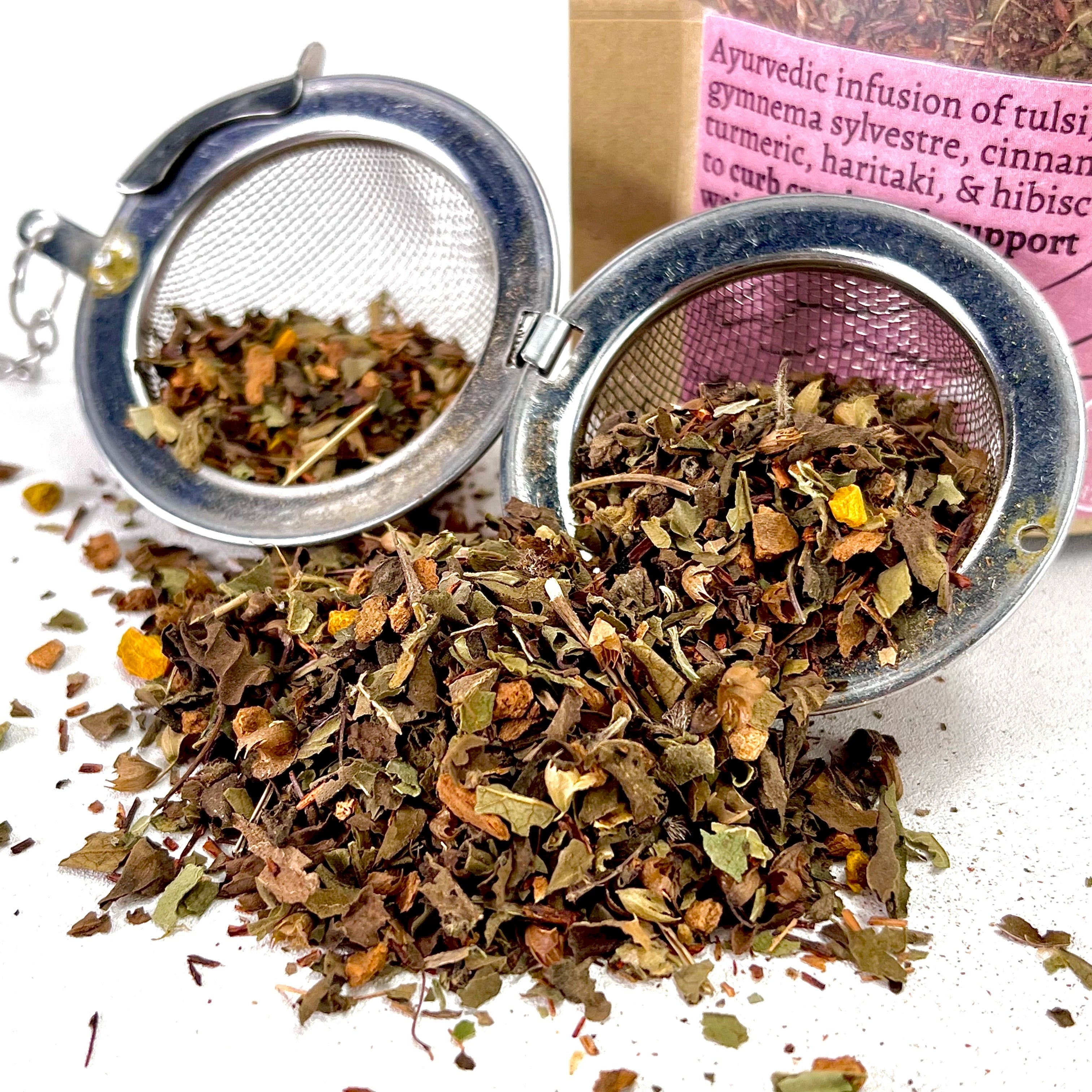 Natural slim tea with gymnema and hibiscus from Mayim Farm Alabama
